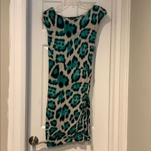 INC dress with animal print like design small